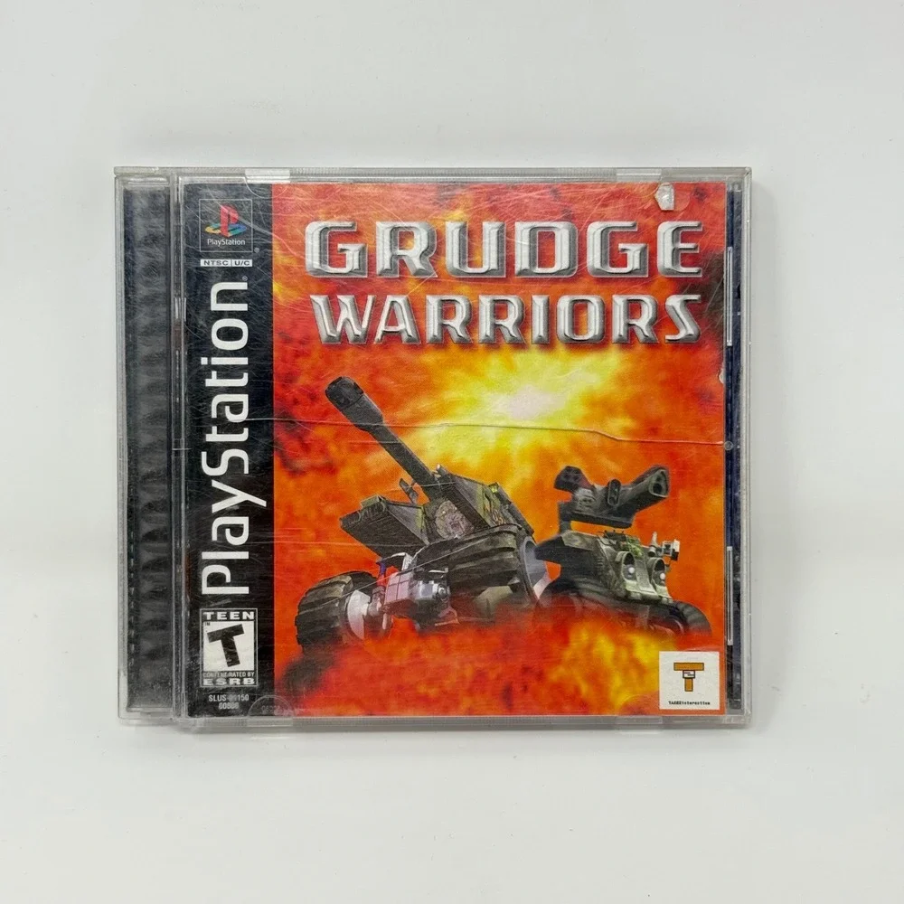 Grudge Warriors Sony PlayStation 1 PS1 2000 Vehicular Combat SLUS-01150 NTSC U/C